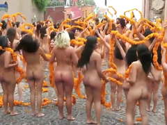 Nudist women group of Mexico