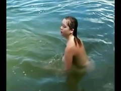 Sexy girl on the river - 2