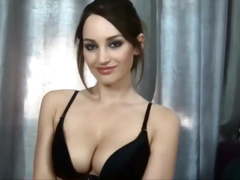 SEXY ASMR 18 SEXY BRUNETTE GIRL BIG TITS  KISS  MAKEUP