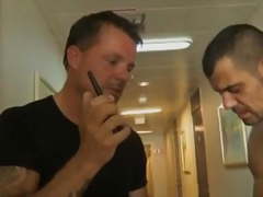 Threesome with soldiers